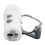 Radio de manivela blanco con linterna 14500 500mAh 8