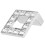 Easy Install Double Hole Drawer Handle for Wardrobes & Side Doors 1