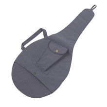 Unisex Canvas Tennis Racket Cover with Adjustable Shoulder Strap Grey