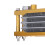 Universal Engine Oil Cooler Kit Gold Radiator with 13