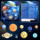 Educational 9-Piece Planet Model Set for Kids Learning Astronomy 11