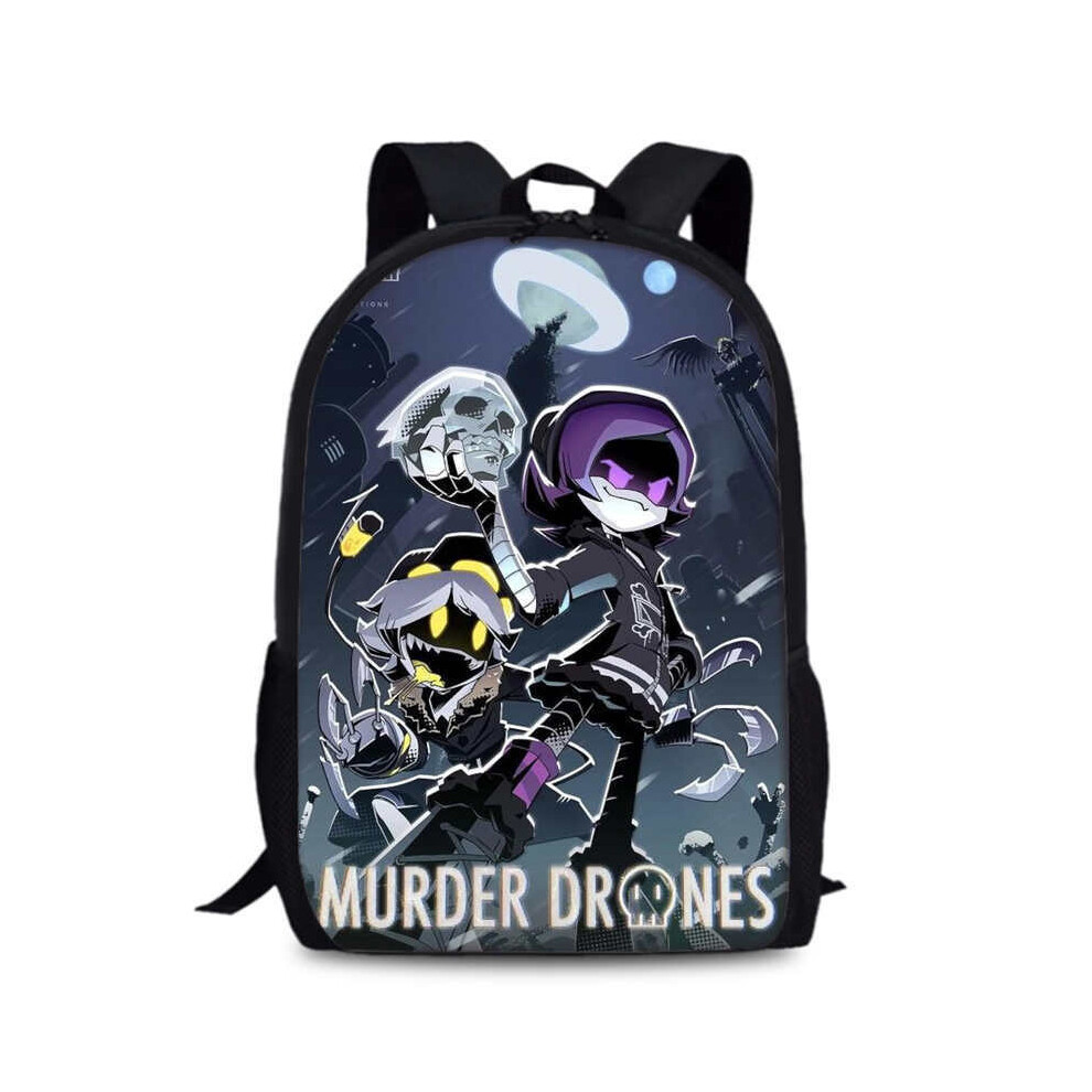 (Style 6) Drones Murder Anime Backpack Oxford Spacious School Bags For Gifts Children