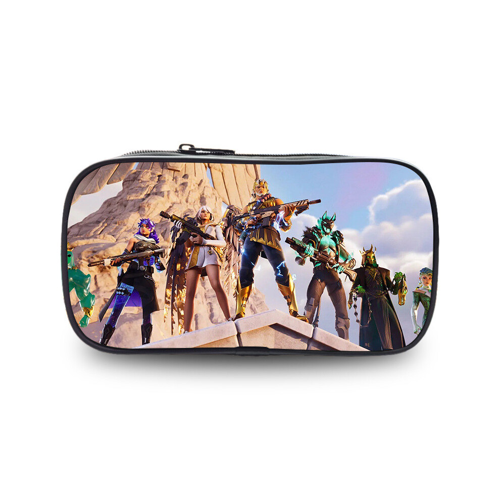 (18) Fortress Night Pen Case Large Capacity Double Layered Patterns Design Diverse-image-OPC-PJKSKR5-NEW