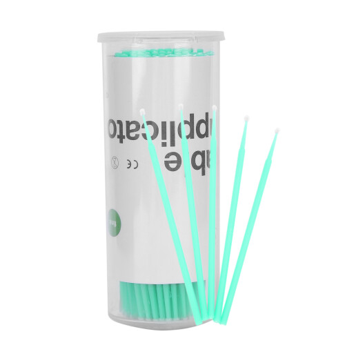 Durable 100pcs Dental Micro Brushes Bendable Disposable Applicators 1