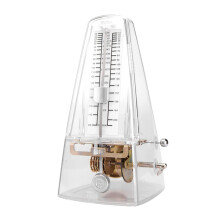 Mechanical Metronome with Bell for Piano Guitar Ukulele Violin High Accuracy Sound Pyramid Style Tempo Tracker
