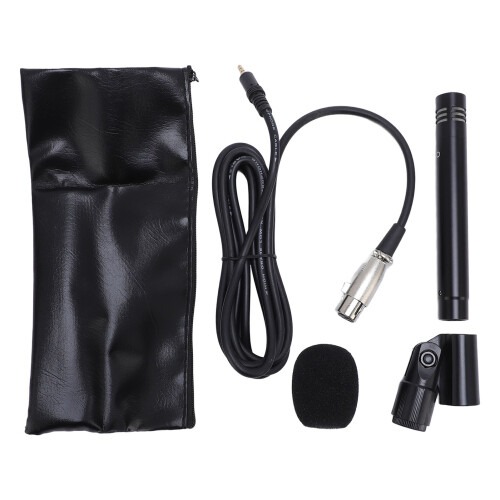 Microfono a condensatore a diaframma piccolo con clip, XLR 3 mA 1