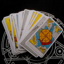 Reines Englisches Tarot-Deck 78 Karten, Anleitung in Papierform, 10,3 x 6 cm, für Anfänger