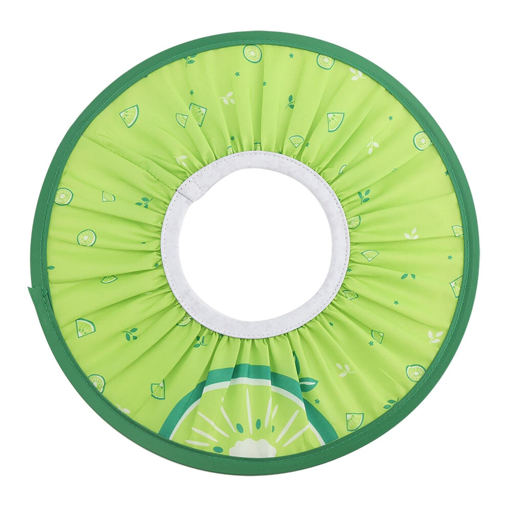 Baby Swimming Cap For Toddlers And Children, Shampoo Shower Cap With Ear And Eye Protection, Bath Head Conditioner Green