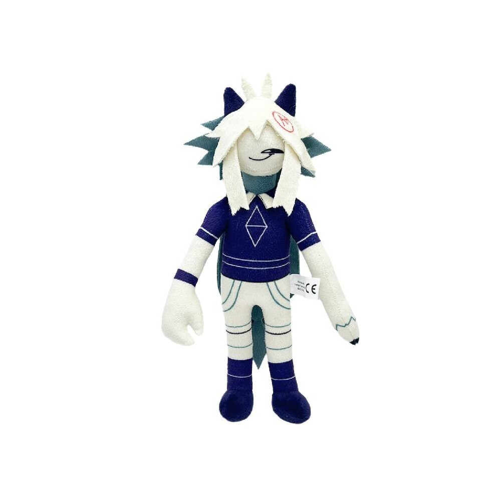 (White) Fundamental Paper Education Theme Game Character Plush Toy Pillow Throw Doll White