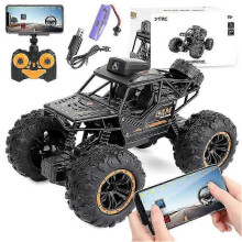 2024 24g Remote Control Car with Camera 4wd Off-road Rc Car Toy Monster Truck(EPA08)
