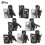 (Black) Elite Minifigure Forces Set Military Swat Building Blocks Action Oriented Toy 1