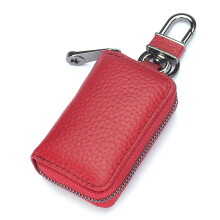 (Red) Car Key Signal Bloer Faraday Cage Fob Pouch Keyless Rfid Bloing Bag Tool Case