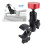 Secure Red Aluminum Adjustable Mount for RVs and Outdoor Use 13