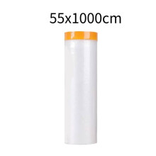 (55cm) Roll 10m Self Adhesive Home Carpet Floor Protector Film Dust Cover Protection