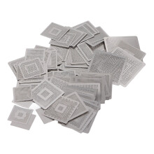 144 Pcs BGA Reballing Stencils Steel 304 Universal Rework Templates
