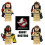 (5pcs)Ghostbusters Puzzle Assemblage Bricolage Jouet Enfant Blocs de Construction Minifigures 5