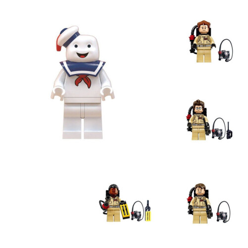 (5pcs)Ghostbusters Puzzle Assemblage Bricolage Jouet Enfant Blocs de Construction Minifigures 2