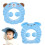 Baby Shower Caps 2 Pack, Soft Adjustable Leaf Shape Shampoo Protective Cap for Babies, Waterproof Bath Cap for Kids 1
