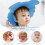 Baby Shower Caps 2 Pack, Soft Adjustable Leaf Shape Shampoo Protective Cap for Babies, Waterproof Bath Cap for Kids 3