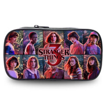 (9) Pencil Things Stranger Case Oxford Cloth Stationery Pen Storage Bag For Student