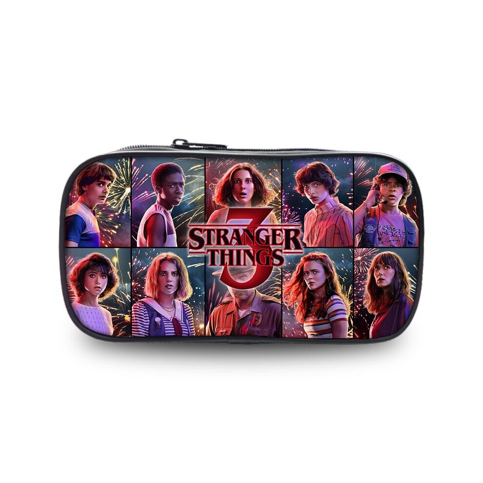 (9) Pencil Things Stranger Case Oxford Cloth Stationery Pen Storage Bag For Student