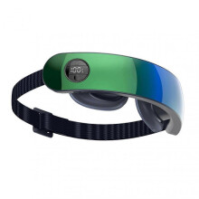 (Blue green) Cold Warm Compress Dual Use Eye Massager Portable Lightweight Eye Massaging Device Gift For Birthday