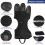 Heavy-Duty Archery Gloves Leather Three-Finger Protector Black  Sizes S-XL 5
