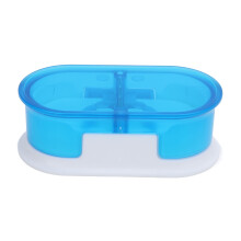 Portable Medication Splitter Box 8x4x3cm Organizer for Home & Travel