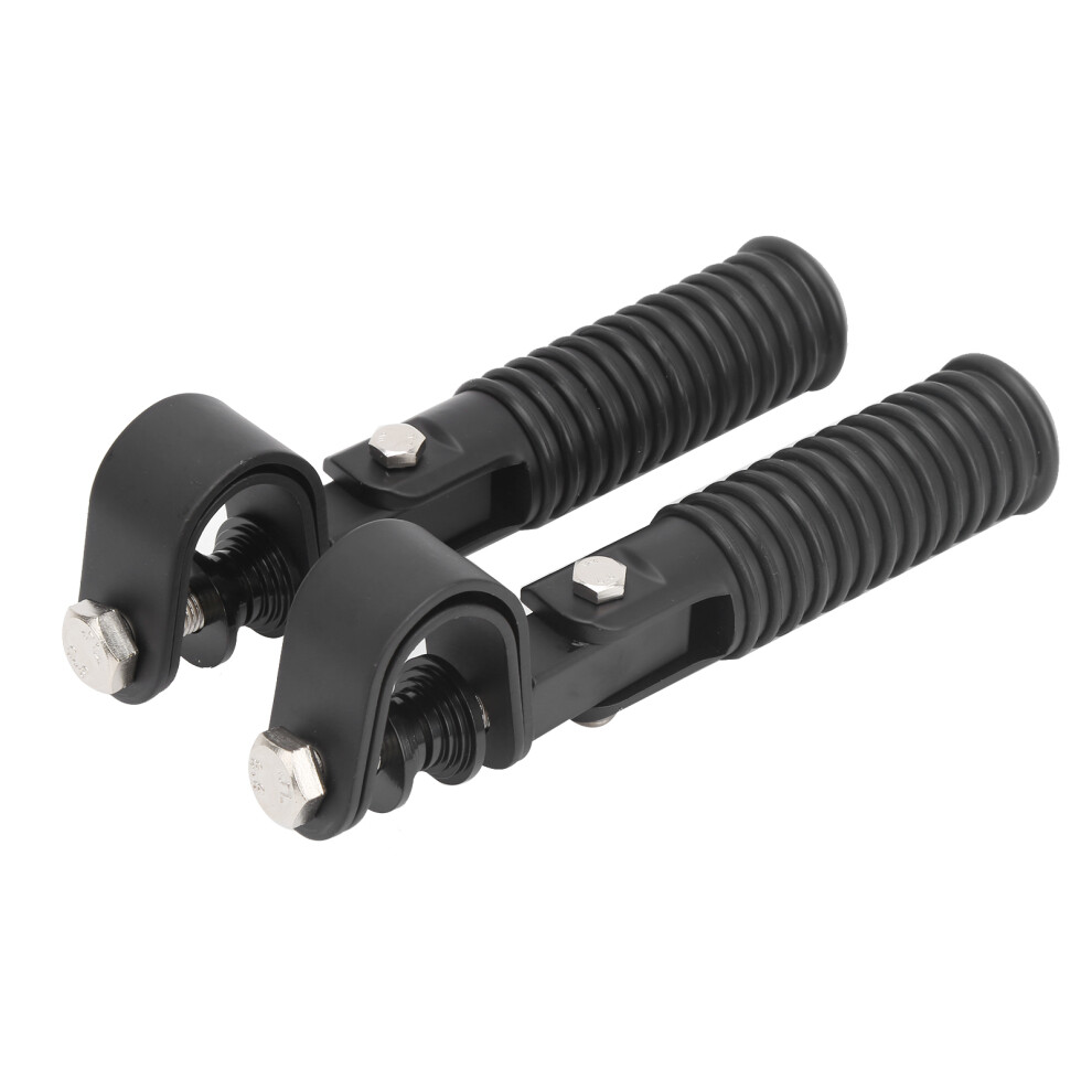 Pair Of Motorcycle Foot Pegs Clamp Footrest Mount 9121376572012