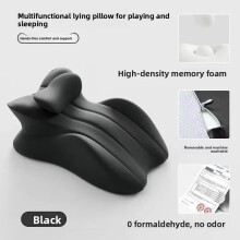 (Black) Home Bed Adult Waist And Hip Pillow Cushion Casual Seat Sofa Auxiliary Pillows