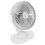 Mini Desktop Fan D77 5000mAh Silver Oscillating USB Rechargeable Cooler 14