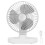 Mini Desktop Fan D77 5000mAh Silver Oscillating USB Rechargeable Cooler 2