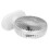 Mini Desktop Fan D77 5000mAh Silver Oscillating USB Rechargeable Cooler 10