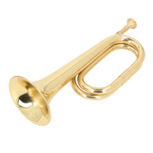 C Key Spanish Bugle Brass Cavalry Trumpet Blowing
