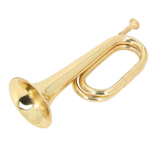 C Key Spanish Bugle Brass Cavalry Trumpet Blowing