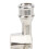 2 pièces de clés croisées en acier, tournevis hexagonal, argent 10