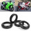 4Pcs Oil Seal Front Fork Damper Absorber Rubber 12