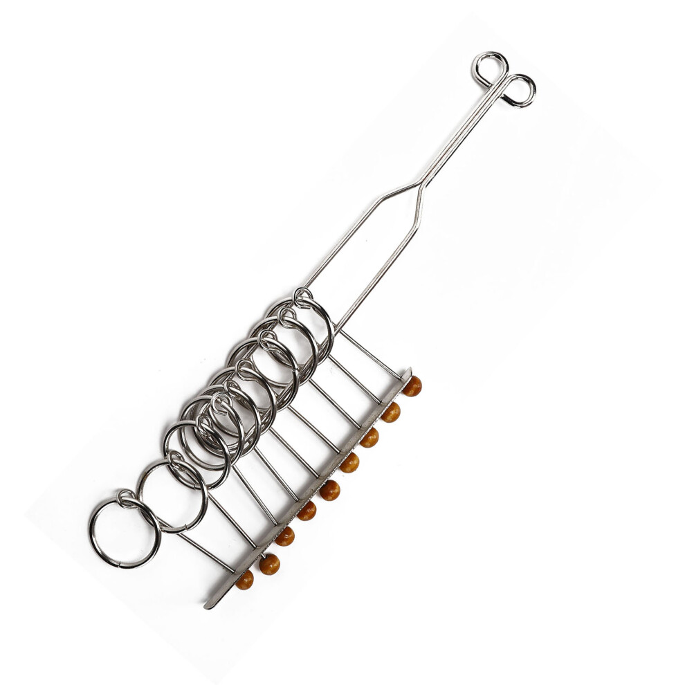 22cm Stainless Steel Brain Teaser: Intellect-Boosting Puzzle Game-image-OPC-PJKT8ZQ-NEW