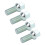 4pcs Wheel Lug Bolts Screws M14x1.5 Thread 4