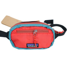 (Red)Patagonia Mini Cintura Pecho Paquete Hombro Bandolera Hombres Mujeres Ocio Exterior