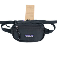 (Black)Patagonia Mini Cintura Pecho Paquete Hombro Bandolera Hombres Mujeres Ocio Exterior