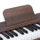 Piano Keyboard 37 2.2cm Key Walnut Grain Pattern 15
