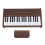Piano Keyboard 37 2.2cm Key Walnut Grain Pattern 1