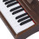 Piano Keyboard 37 2.2cm Key Walnut Grain Pattern 13