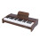 Piano Keyboard 37 2.2cm Key Walnut Grain Pattern 2