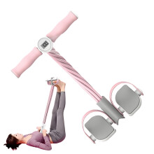 Fitness Pedalseil - Adjustable Elastic Resistance Pedal Band with Grip for Arm, Abdomen, and Leg Workouts