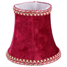 E14 Handmade Lampshade Modern European Style Wall Sconce Lamp (red)