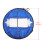 108 cm foldable transparent window canoe sail and 7