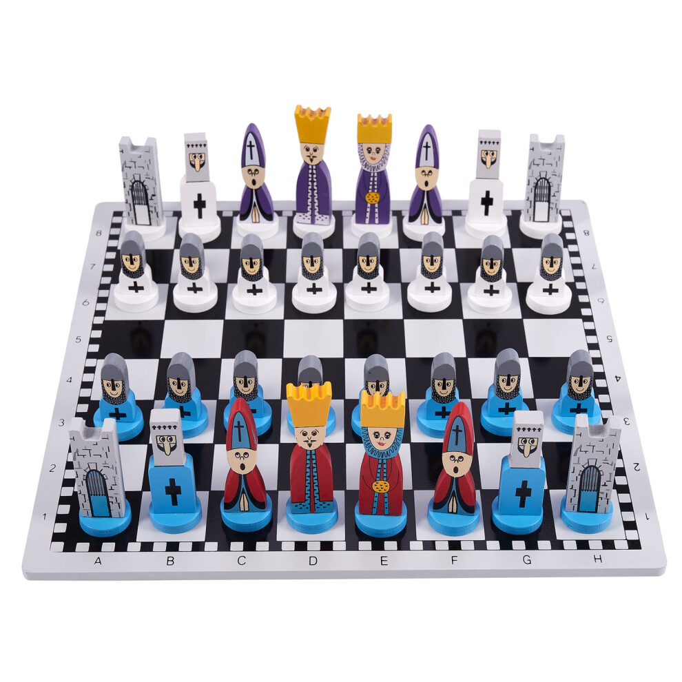Wooden Chess Children's Gifts Cartoon Modeling Chess Toys-image-OPC-PJKTDFZ-NEW