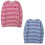 (Red,L)T-shirt manica lunga Comme Des Garcons cdg gioco piccolo cuore rosso cotone moda 5